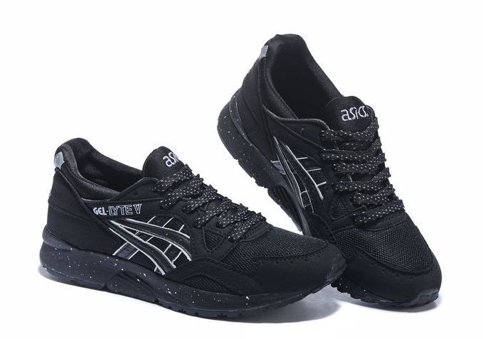Asics Gel Lyte 5, черные, замша, мужские, женские