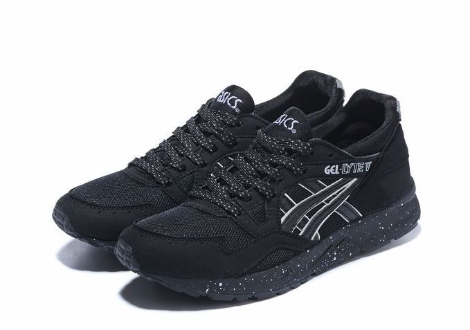 Asics Gel Lyte 5, черные, замша, мужские, женские