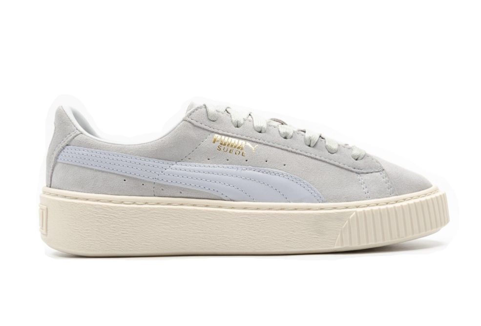 Puma Suede Platform Core голубые (35-38)