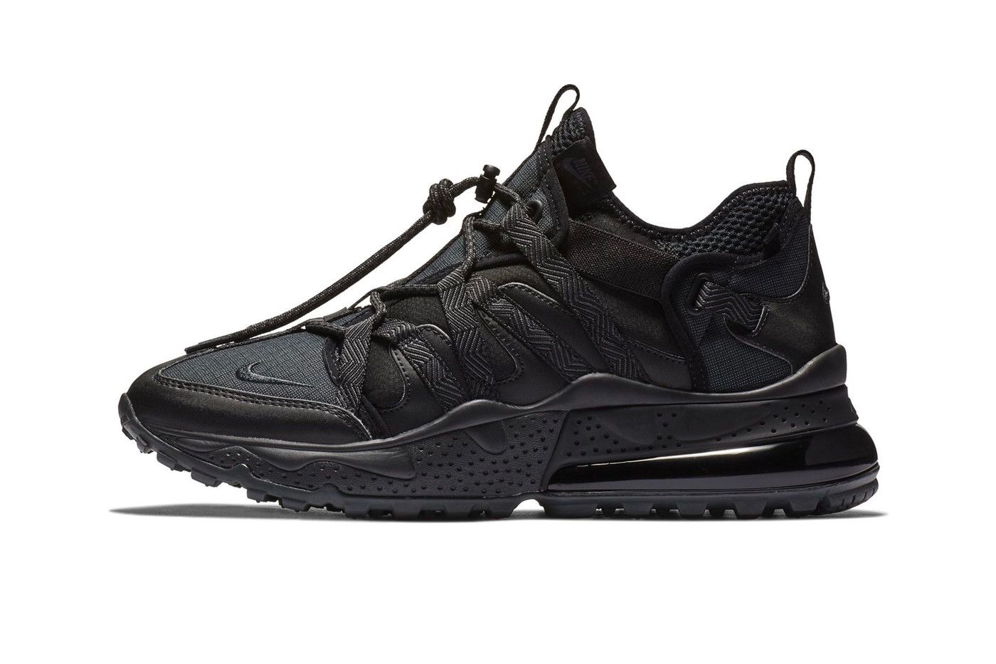 Nike Air Max 270 Bowfin, черный, нейлон, мужские