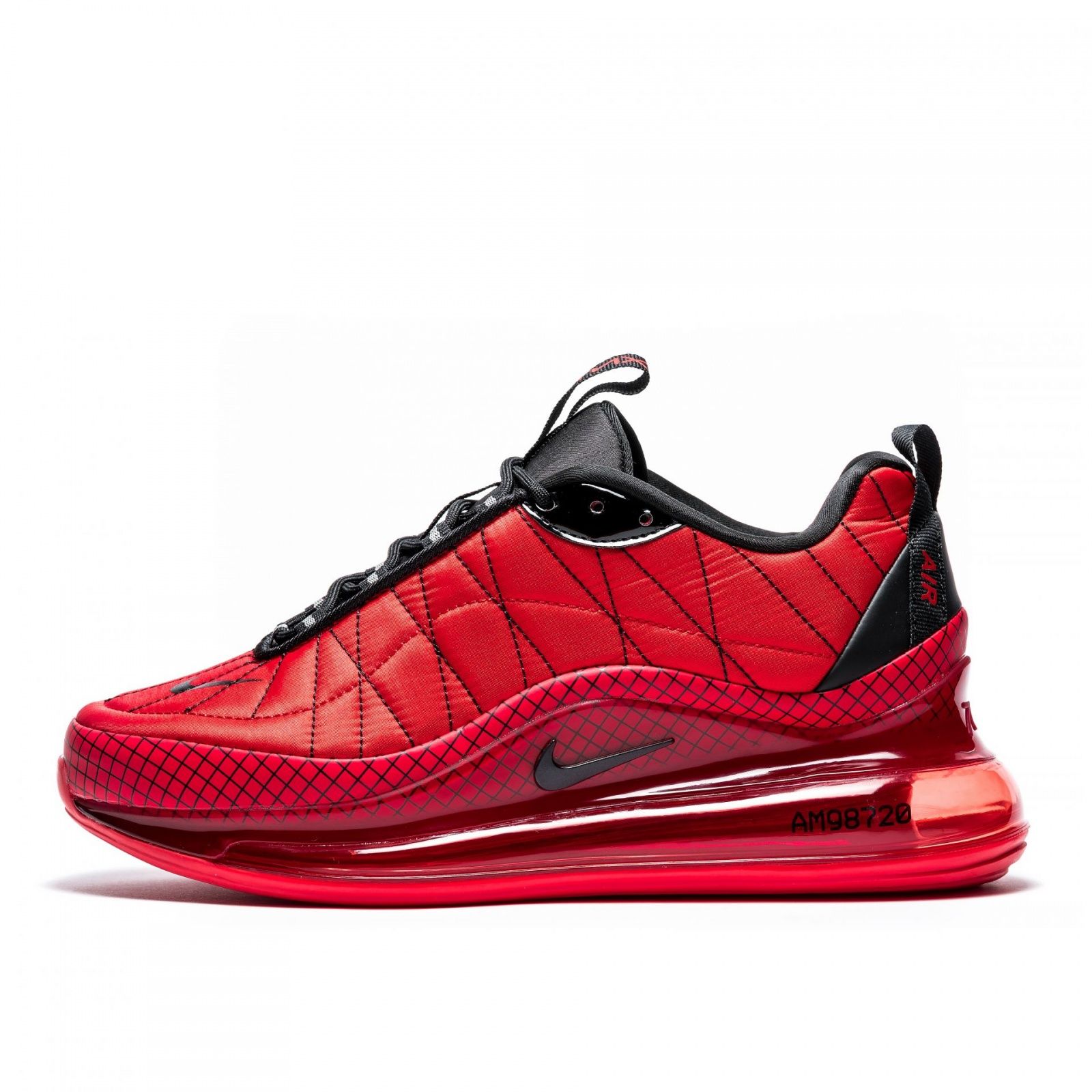 Nike Air Max 720  818, красный с черным, нейлон, мужские