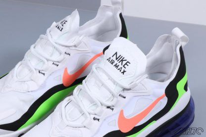 Nike Air Max 270, белый с зеленым, нейлон, мужские, женские