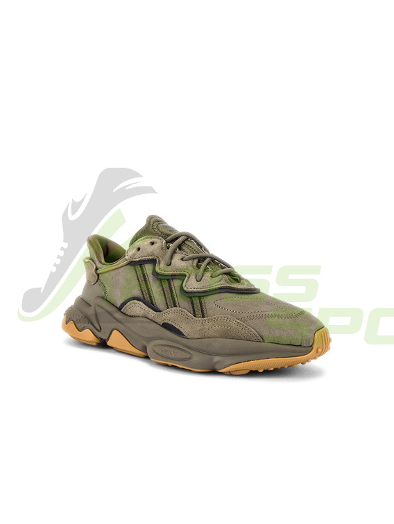 Adidas Ozweego Khaki с мехом